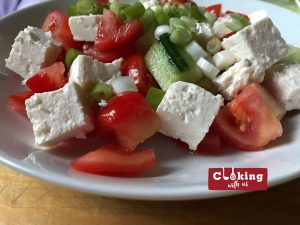 tomato-cucumber salad
