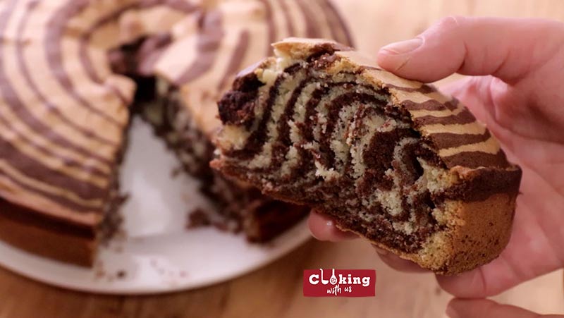 Amazing cocoa cake – Zebra cake. I will show you how to make