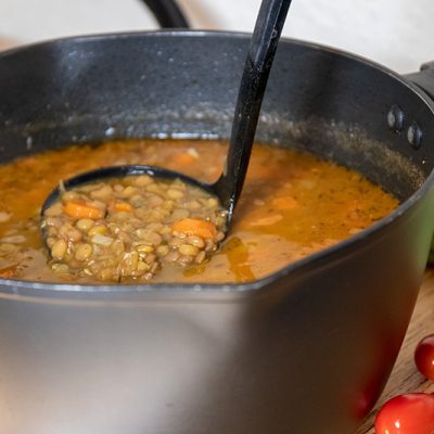 green lentils soup