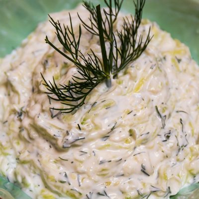 tzatziki greek salad